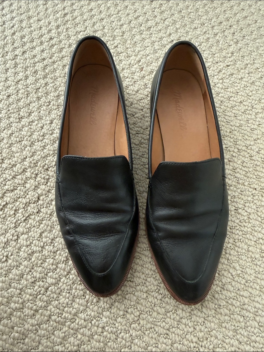 Madewell Frances Loafer Leather Slip-On Loafers, 8